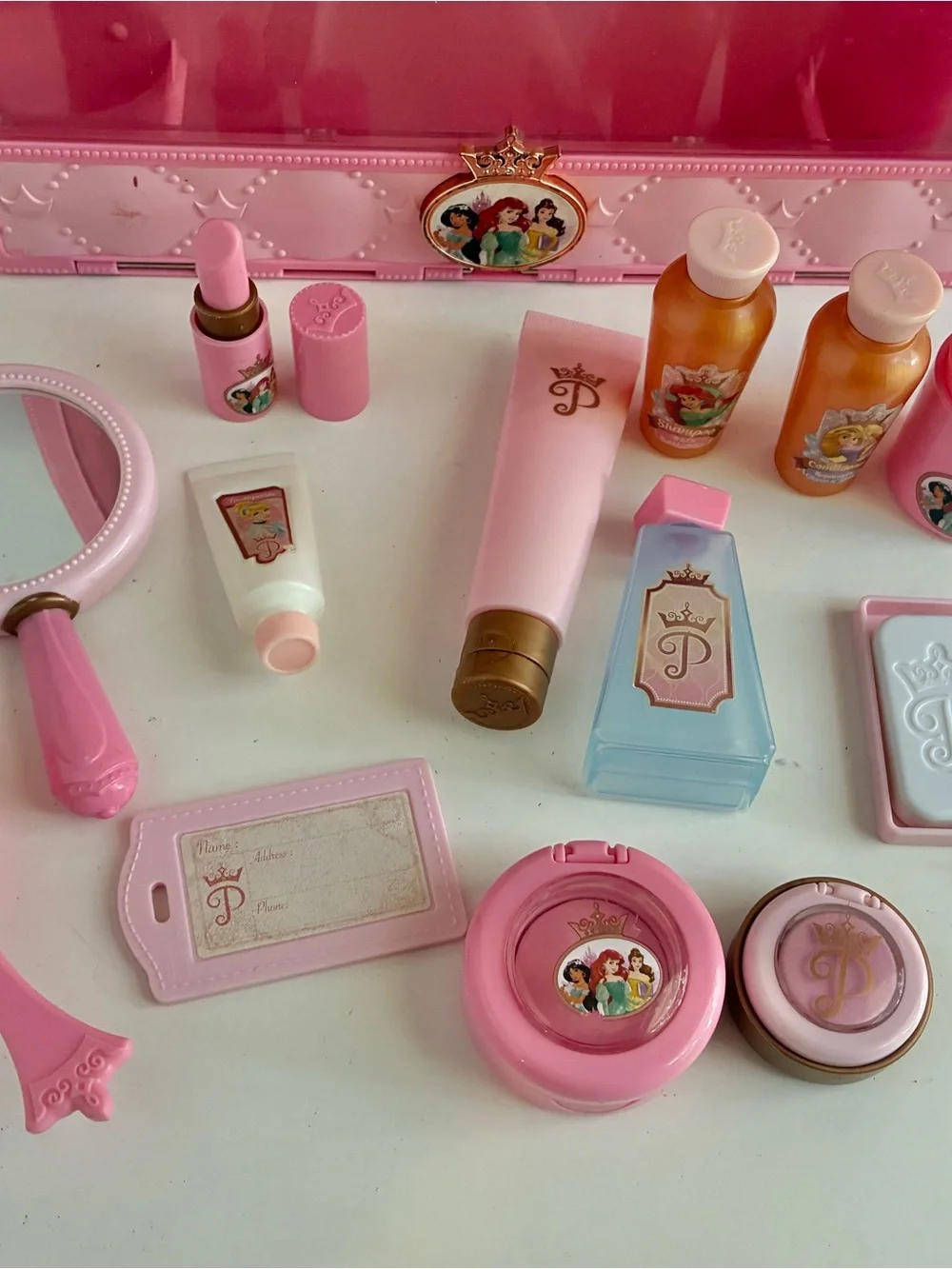 Disney Princess Pretend Makeup Playset Pink Case Read